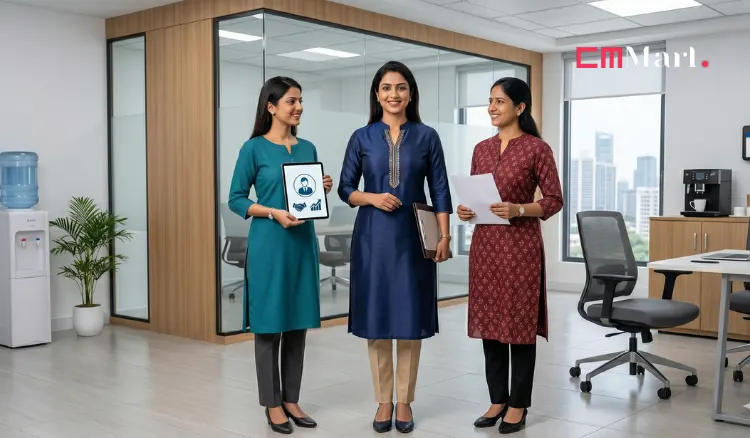 Classic Kurti with Tailored Trousers