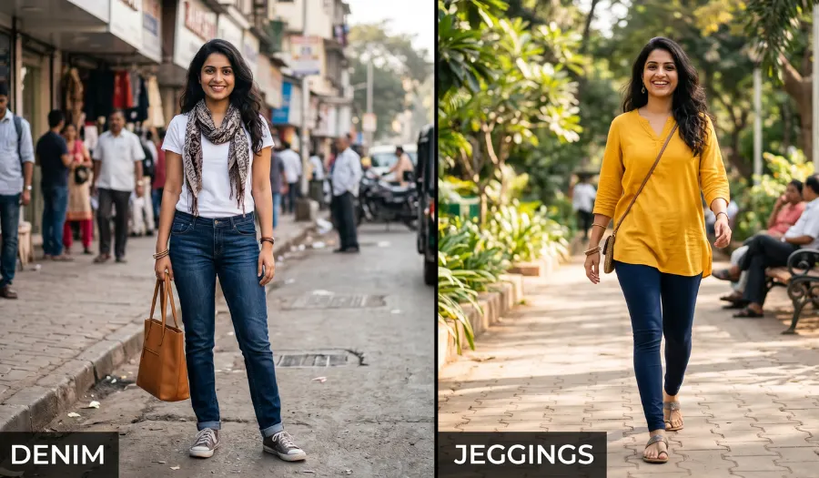 Denim vs Jeggings Which is Better Denim vs Jeggings Which is Better