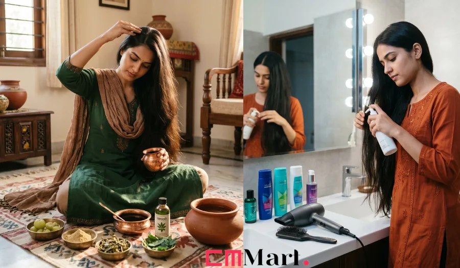 Ayurvedic vs Modern Hair Care India