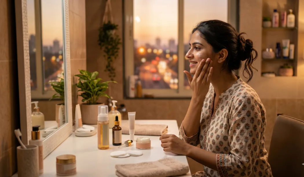 Daily beauty routine for working women india