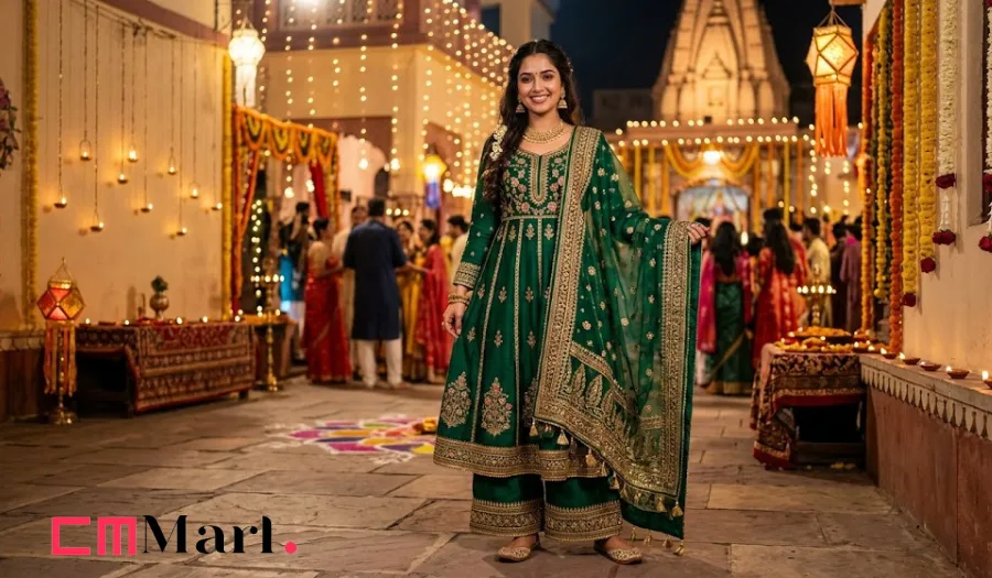 Traditional Palazzo Suit for Festivals