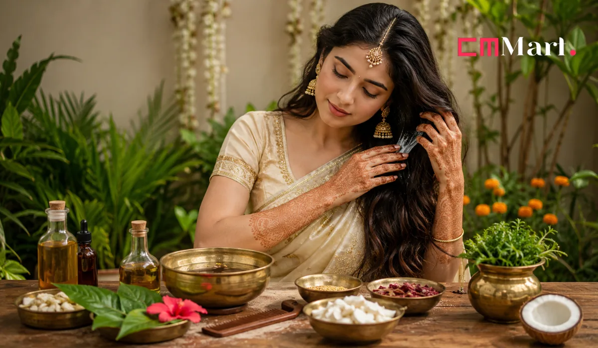 Indian Bridal Hair Care Routine: Shiny Hair in 3 Months