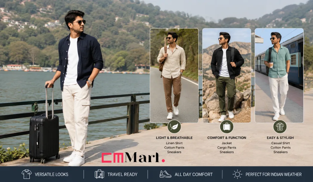 Top 10 Travel Outfits For Men India: Look Stylish