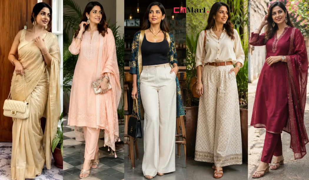 Modern Indian outfits for women over 40 Modern Indian outfits for women over 40