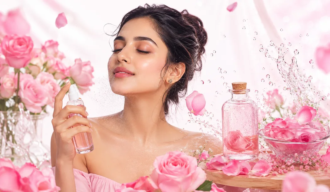 Rose water on face overnight benefits