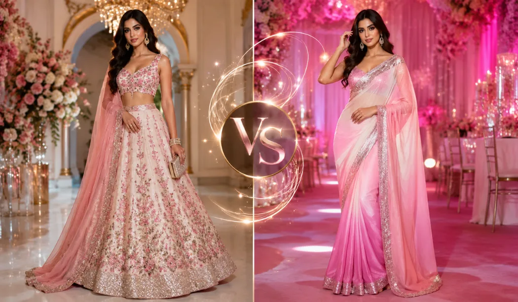 Silk Party Wear Lehenga for women