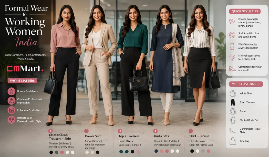 Formal Wear For Working Women India: Top 10 Office Outfits