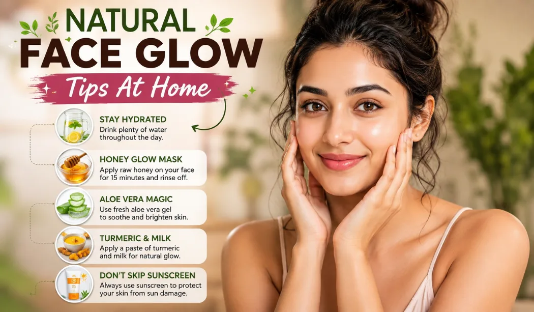 10 Simple Natural Face Glow Tips At Home for Radiant