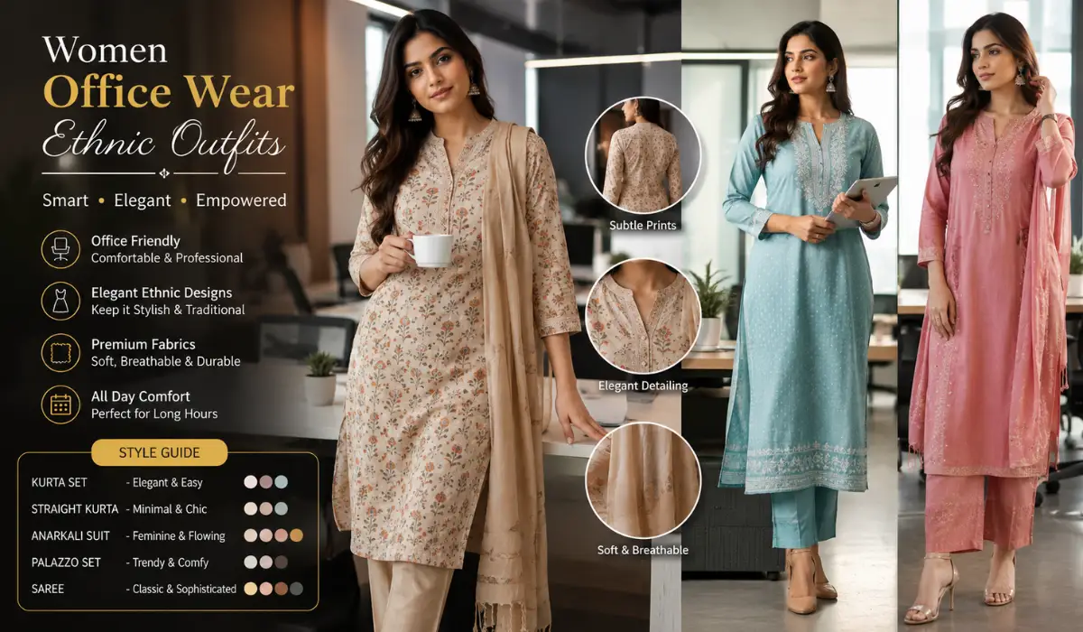Top 10 Women Office Wear Ethnic Outfits: Professional Styles