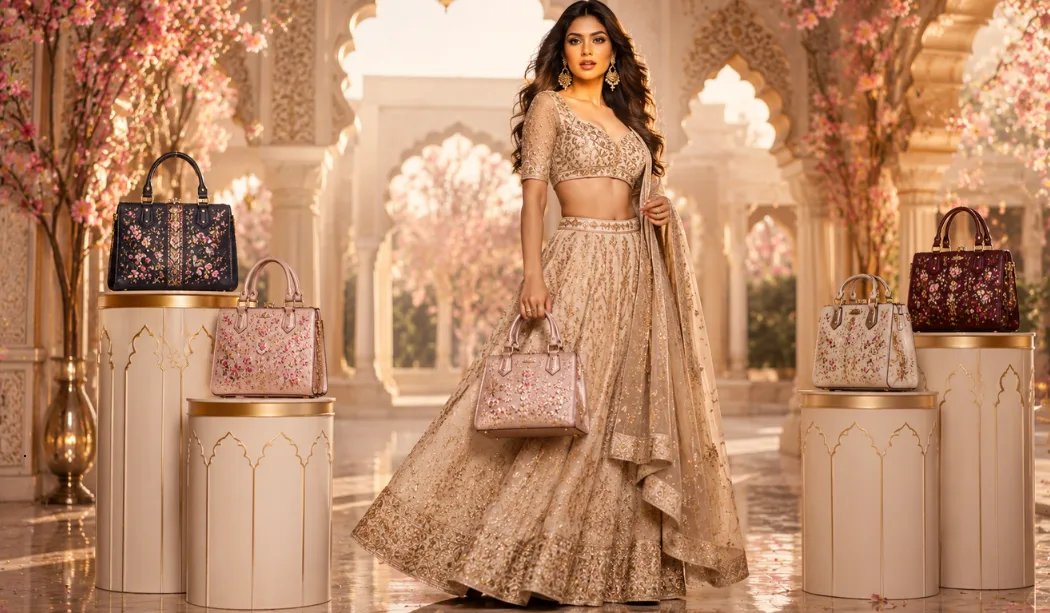 Stylish handbags with ethnic outfits for ladies Stylish handbags with ethnic outfits for ladies