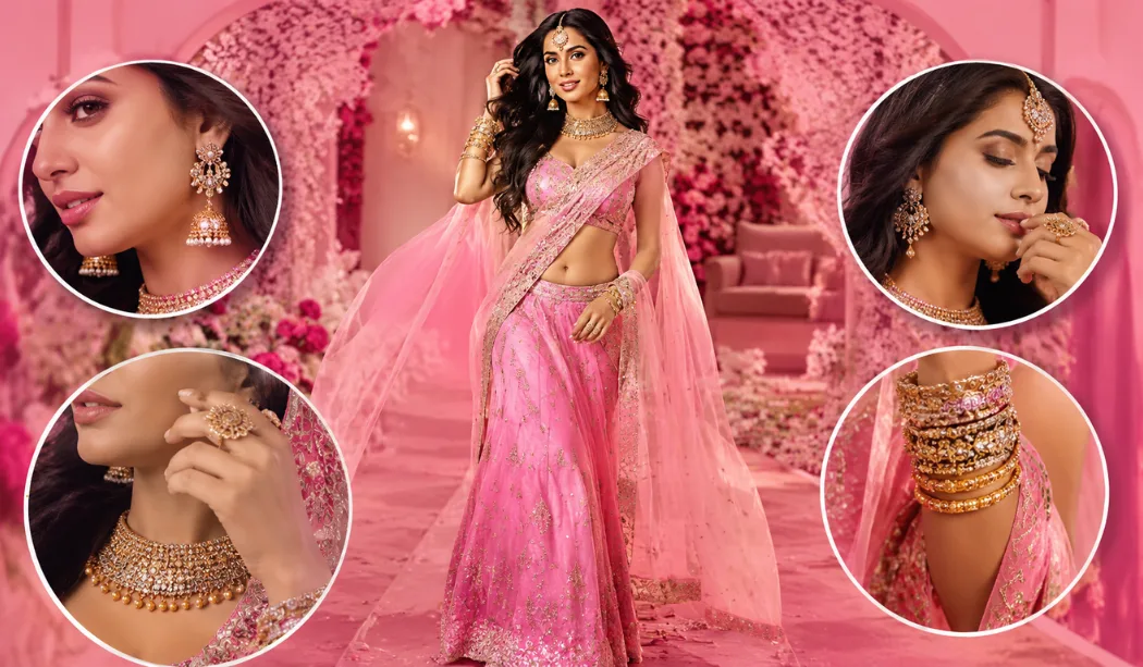 Elegant indian accessories for women earrings
