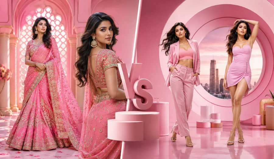 Traditional vs Modern Indian Outfits for Women Traditional vs Modern Indian Outfits for Women