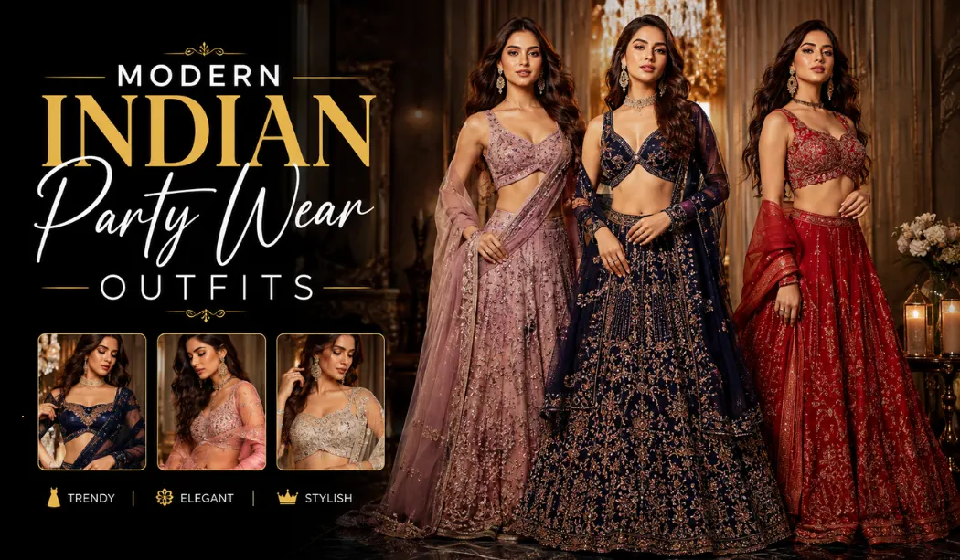 Stunning Modern Indian Party Wear Outfits to Steal the Spotlight