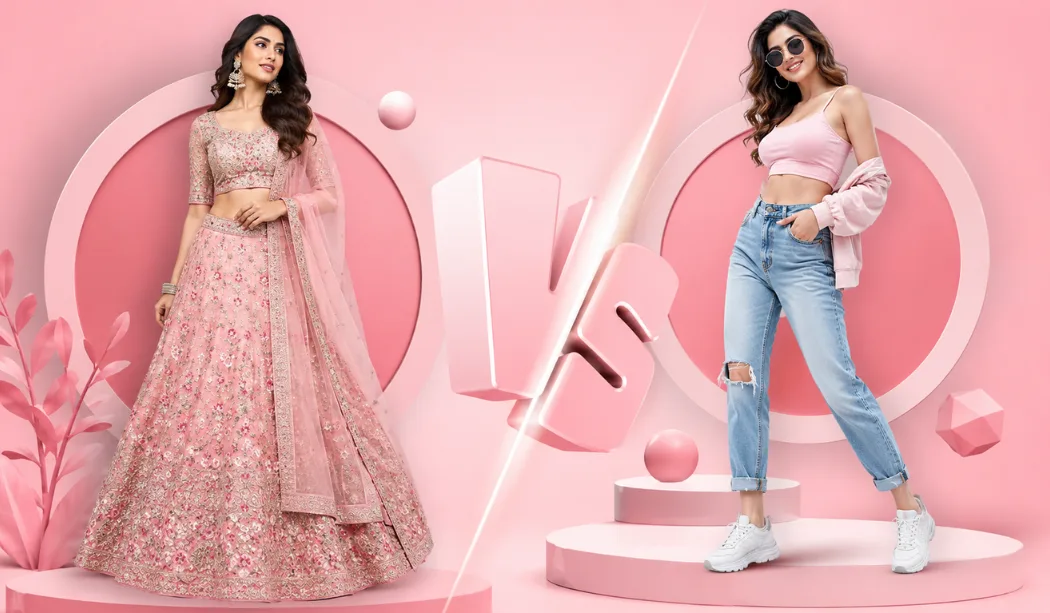 Ethnic Wear vs Western Wear for Young Women Ethnic Wear vs Western Wear for Young Women