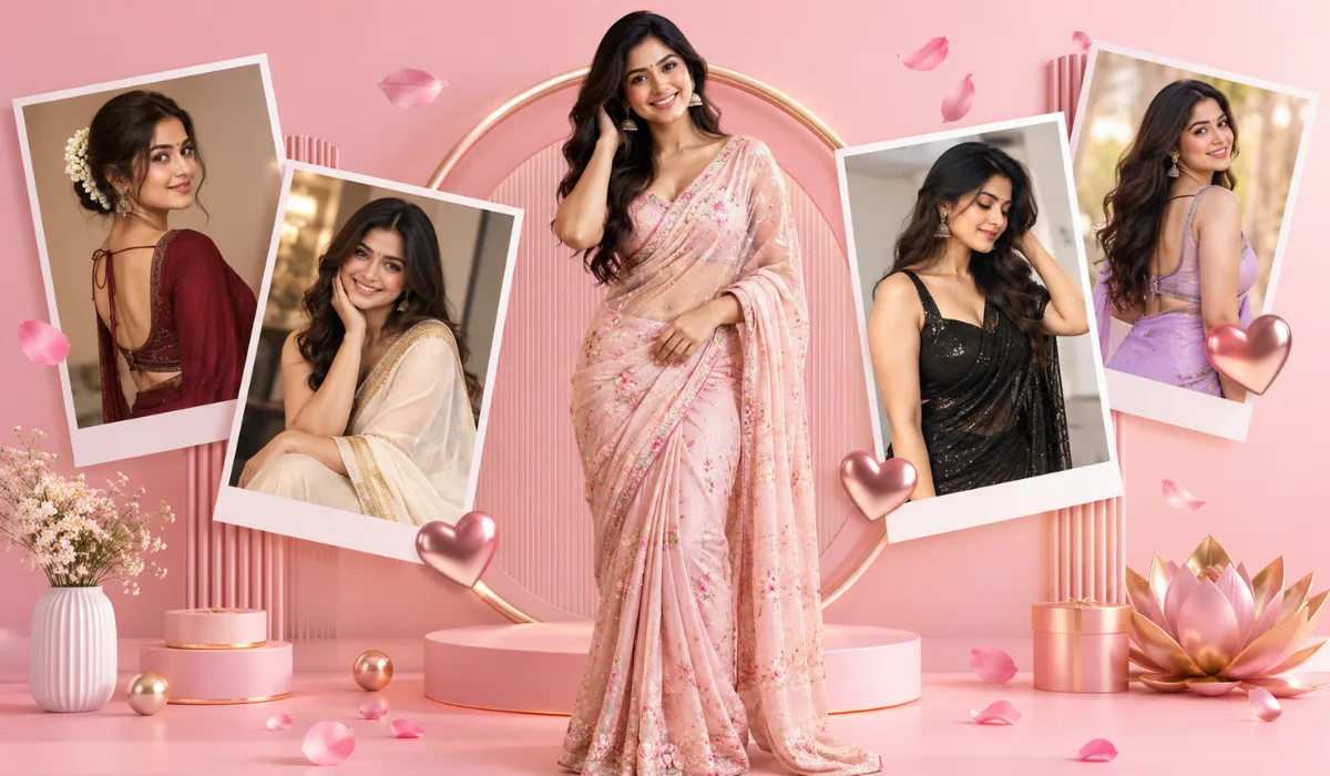 Girl Saree look for wedding Girl Saree look for wedding