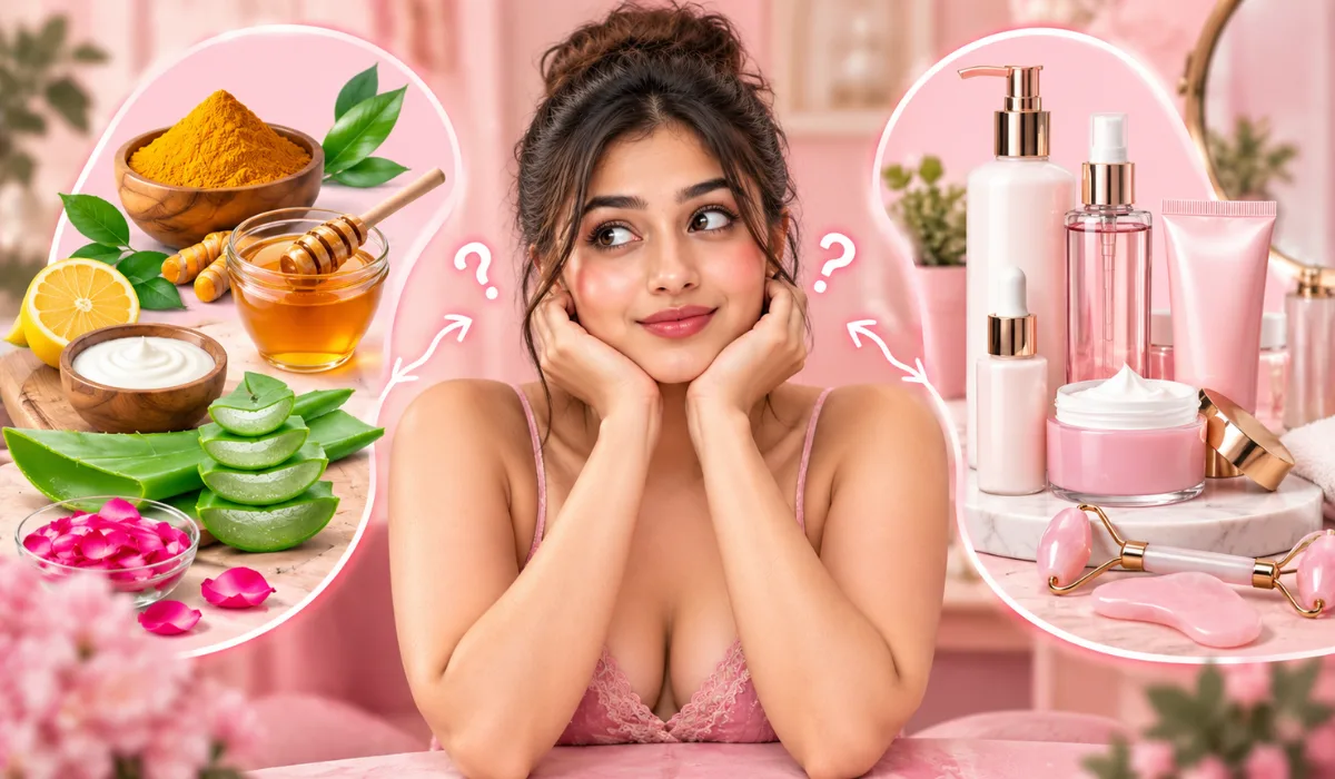 Homemade skincare vs store bought skincare