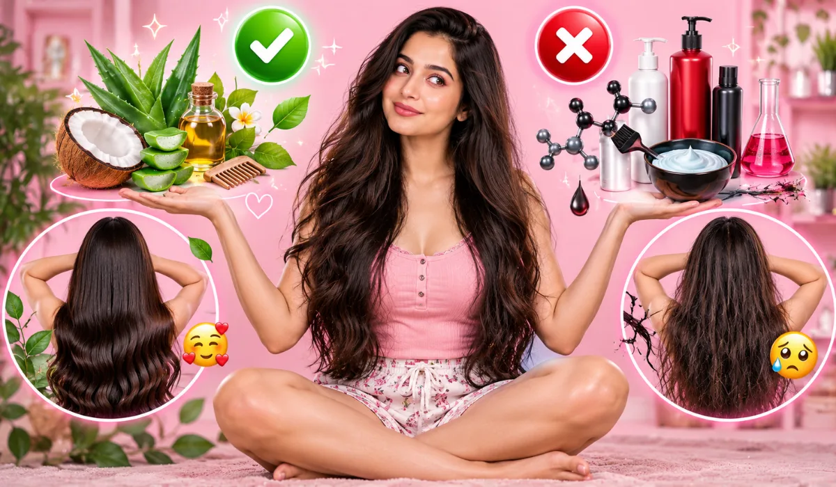 Natural Hair Care vs Chemical Hair Care Natural Hair Care vs Chemical Hair Care
