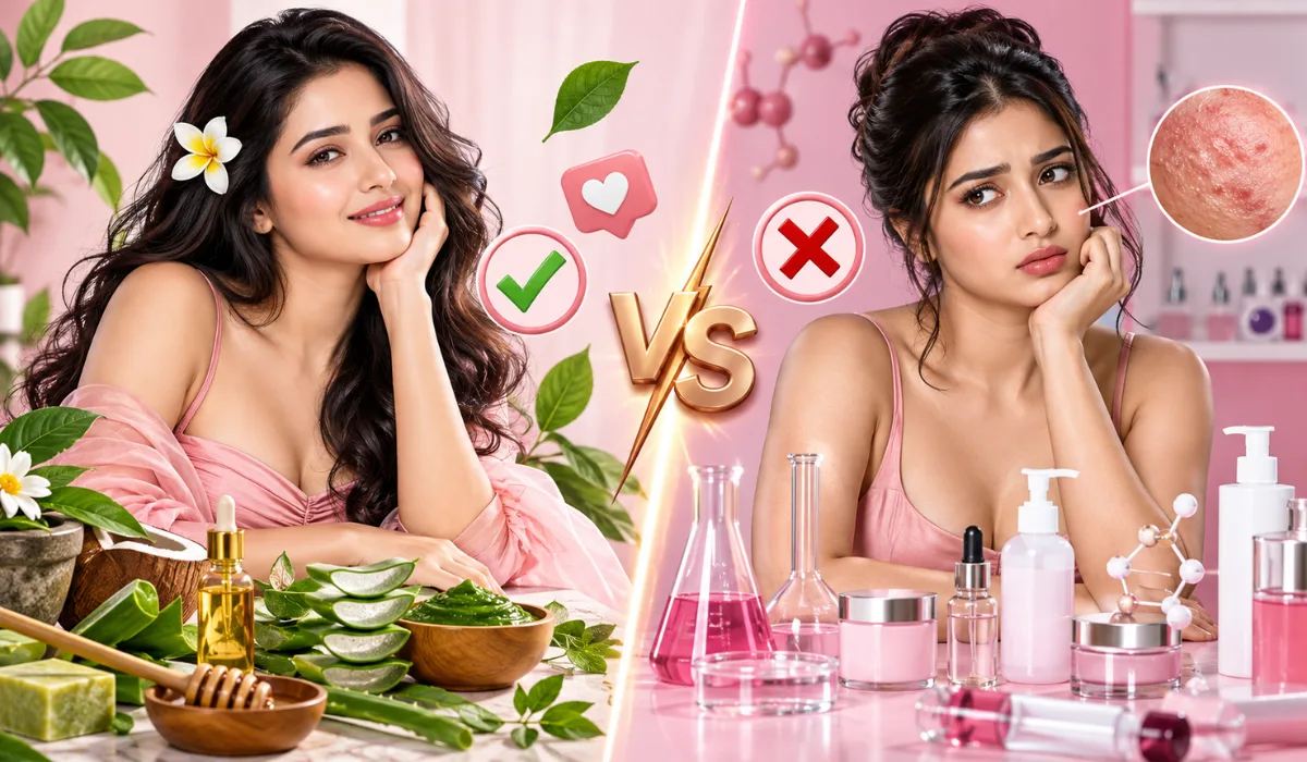 Natural skincare vs chemical skincare Natural skincare vs chemical skincare