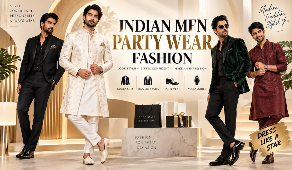 Indian Men Party Wear Fashion: Trendy Styles And Looks