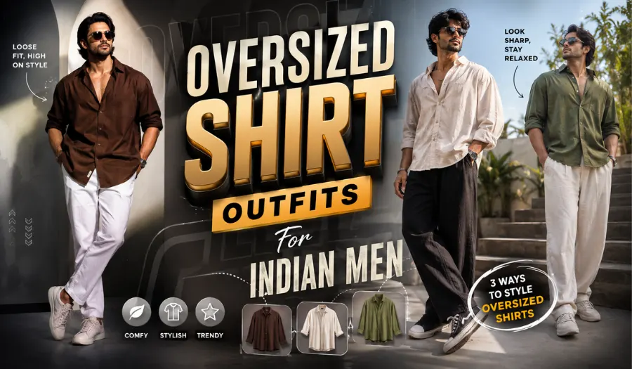 Oversized Shirt Outfits For Indian Men: 10 Stylish Outfits