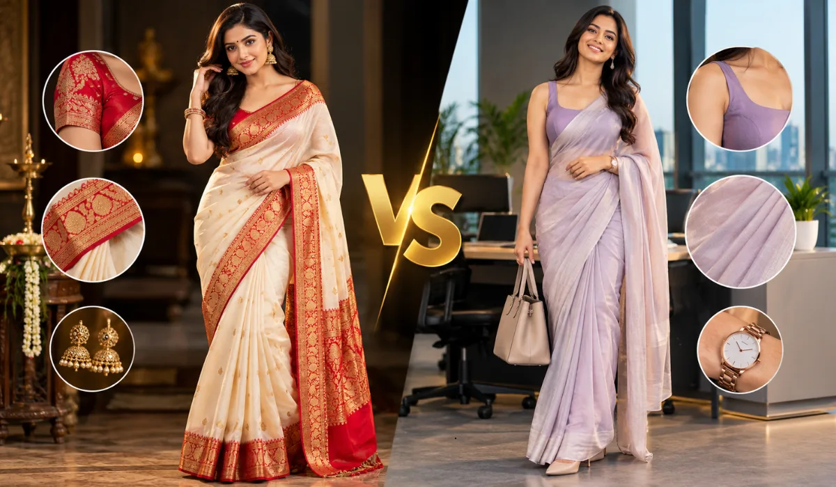 Office wear saree for women ready to wear Office wear saree for women ready to wear