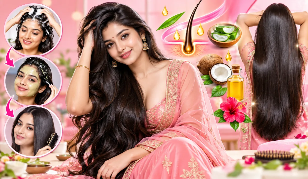 Indian hair care routine for hair growth