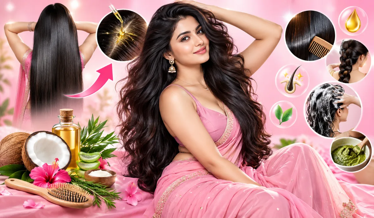 Modern indian hair care secrets at home
