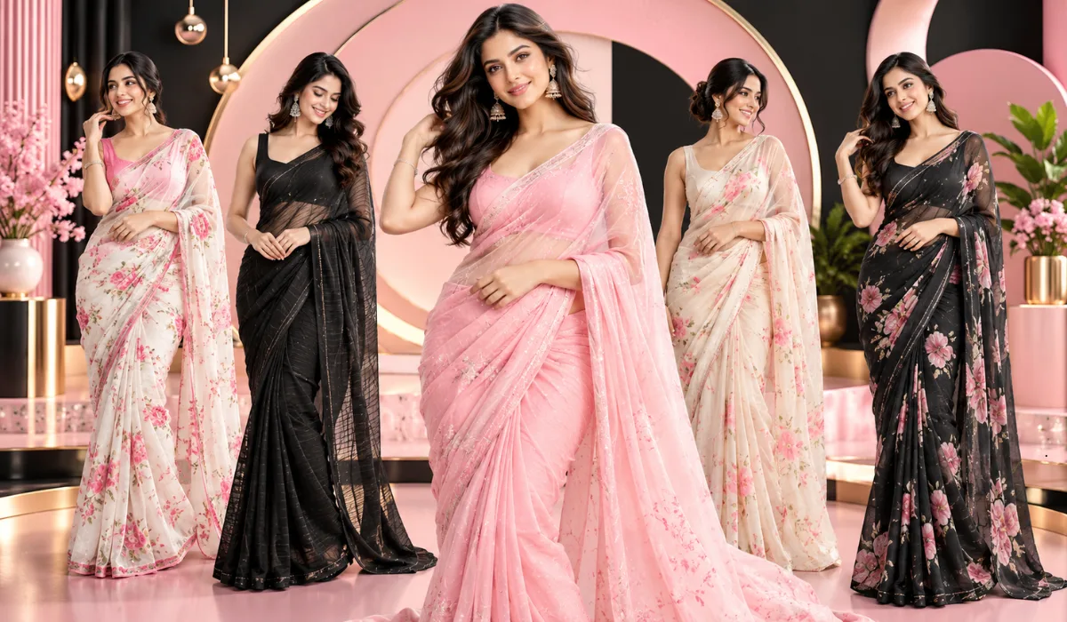 Daily wear saree for new bride
