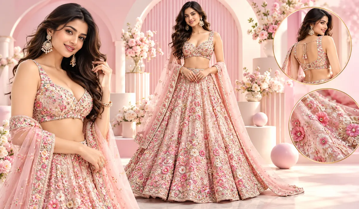 Simple modern lehenga choli for women Simple modern lehenga choli for women