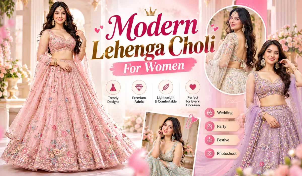 Modern Lehenga Choli For Women: Latest Trends And Style